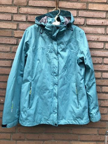 Regenjas, outdoor, Killtec dames, maat 40, Lichtblauw/groen beschikbaar voor biedingen