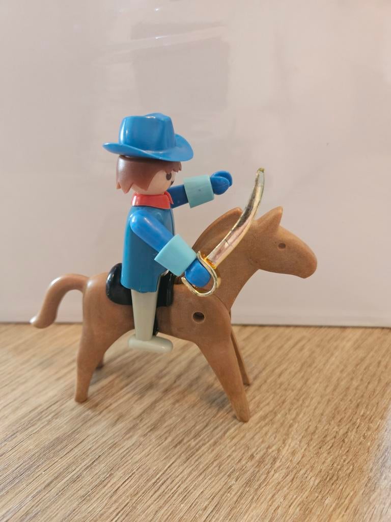 vintage Playmobil Western noordelijke officier,, Ophalen of Verzenden, Zo goed als nieuw