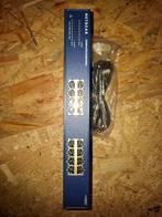Netgear Prosafe JGS516 v2 Gigabit Switch - 16 poorten, Computers en Software, Netwerk switches, Ophalen of Verzenden