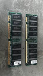 Geheugen SDRAM 2x 64 MB CL3 100mhz, Computers en Software, RAM geheugen, 1 GB of minder, Overige soorten, Ophalen of Verzenden