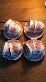 Mason’s Pink Stratford kop en schotel 8 x, Antiek en Kunst, Ophalen of Verzenden