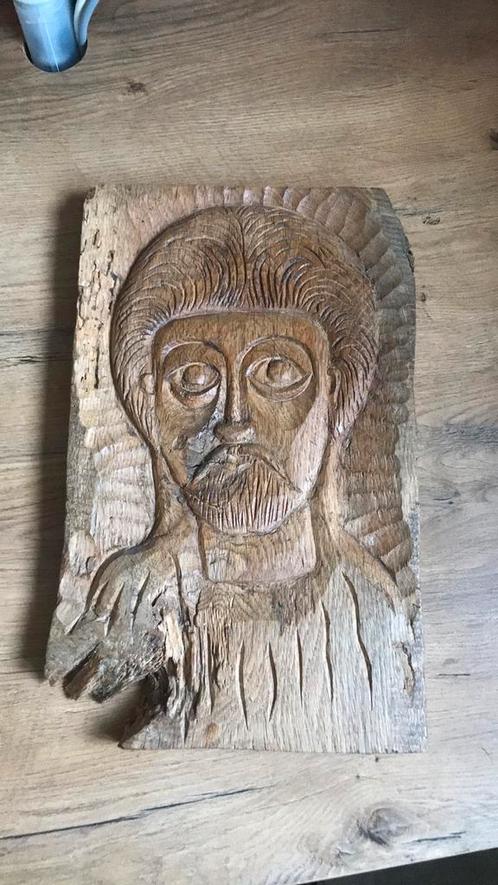 Houtsnijwerk Christus, Antiek en Kunst, Kunst | Beelden en Houtsnijwerken, Ophalen of Verzenden