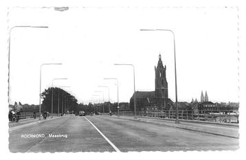 900596	Roermond	1962 Maasbrug	Nette oude kaart Onbeschreven  beschikbaar voor biedingen