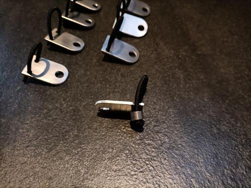 Nieuw rvs rod locks tbv banksticks buzzerbars, Watersport en Boten, Hengelsport | Karpervissen, Nieuw, Overige typen, Ophalen of Verzenden
