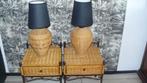 nachtkastjes met lampen, Ophalen, Hout