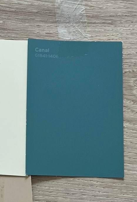 Gamma Muurverf - Beige & Blauw, Doe-het-zelf en Verbouw, Verf, Beits en Lak, Gebruikt, Verf, 5 tot 10 liter, Overige kleuren, Ophalen