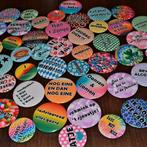 buttons carnaval vastelaovend feestje 58mm 1,- pst, Ophalen of Verzenden, Nieuw, Overige onderwerpen, Button