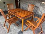 Tuinset teak, Tuin en Terras, Tuinsets en Loungesets, Ophalen of Verzenden