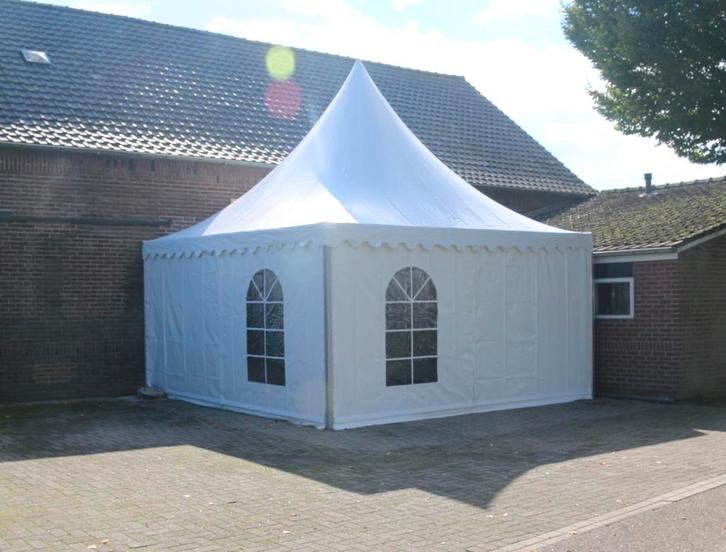 Professionele pagode tent 5x5 meter, Tuin en Terras, Partytenten, Zo goed als nieuw, Pagodetent, 2 meter of meer, 5 tot 8 meter