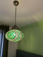 Oosterse hanglamp glasmozaïek, Huis en Inrichting, Lampen | Hanglampen, Ophalen, Zo goed als nieuw, Glas, Minder dan 50 cm