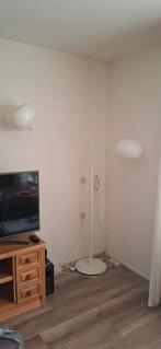 Vintage mushroom booglamp wit, Huis en Inrichting, Lampen | Vloerlampen, Ophalen, Gebruikt, Vintage, Metaal