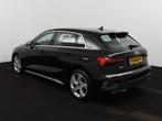 Audi A3 Sportback 30 TFSI S edition | Automaat | S-Line | Na, Auto's, Stof, Zwart, Origineel Nederlands, Bedrijf