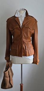 Arma soepel zacht leren jasje cognac 42/44, Bruin, Verzenden, Maat 42/44 (L), Zo goed als nieuw