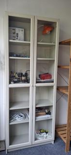 Ikea Billy Oxberg vitrine kast, Huis en Inrichting, Kasten | Boekenkasten, Ophalen, 200 cm of meer, 50 tot 100 cm, Zo goed als nieuw
