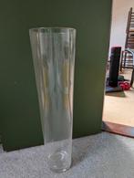 Glazen vaas 70cm hoog 18cm diameter bovenkant, Ophalen, Overige kleuren, 50 tot 75 cm, Glas