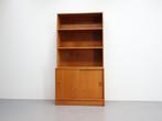 Deense boekenkast | 2 delig | teak, Huis en Inrichting, Kasten | Boekenkasten, Ophalen, ., Teakhout, 50 tot 100 cm