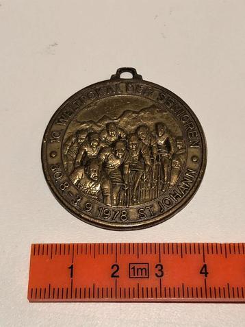 Medaille van 10e wereldbeker wielrennen beschikbaar voor biedingen