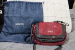 Armani Jeans Burgundy Crossover, Sieraden, Tassen en Uiterlijk, Tassen | Damestassen, Verzenden, Zo goed als nieuw, Rood, Schoudertasje