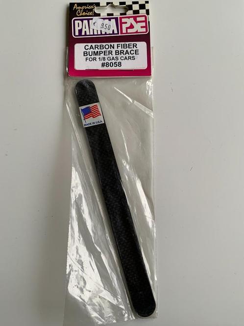 Parma Carbon fiber bumper brace 1/8 rc auto #8058 nieuw, Hobby en Vrije tijd, Modelbouw | Radiografisch | Auto's, Nieuw, Onderdeel