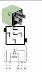 Relais groen BMW 3 serie E30 61368373700 8373700, Gebruikt, -, -, Ophalen of Verzenden