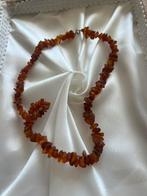 Barnsteen ketting48 cm, Ophalen of Verzenden, Overige materialen, Ketting