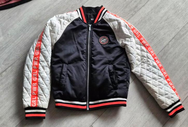 Stoere meiden jack / jas Maat 146, Kinderen en Baby's, Kinderkleding | Overige, Zo goed als nieuw, Meisje, Ophalen of Verzenden