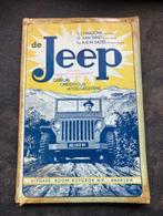 Boek Jeep onderhoud gebruik afstelgegevens 1949, Verzamelen, Ophalen of Verzenden, Landmacht, Nederland, Boek of Tijdschrift