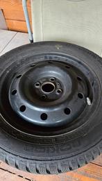Winterbanden met metalen velgen 15 inch, Auto-onderdelen, Ophalen, Gebruikt, 15 inch, Velg(en)