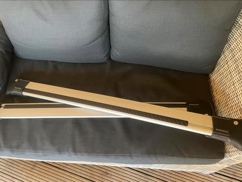 Originele volvo dakdragers voor volvo met OPEN dakrails, Auto diversen, Dakdragers, Gebruikt, Ophalen