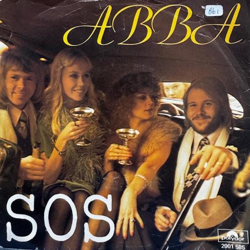 Abba - SOS, Cd's en Dvd's, Vinyl Singles, Gebruikt, Single, Pop, 7 inch, Ophalen of Verzenden