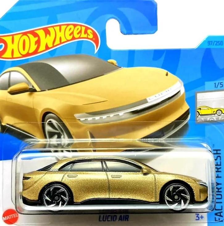 2023 Hot Wheels Lucid Air, Kinderen en Baby's, Speelgoed | Speelgoedvoertuigen, Nieuw, Ophalen of Verzenden