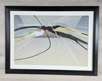 ABSTRACTE AFBEELDING in lijst te koop, Ophalen, Overige materialen, Gebruikt, 50 tot 75 cm