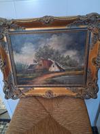 Schildery op linnen, Antiek en Kunst, Kunst | Schilderijen | Klassiek, Ophalen