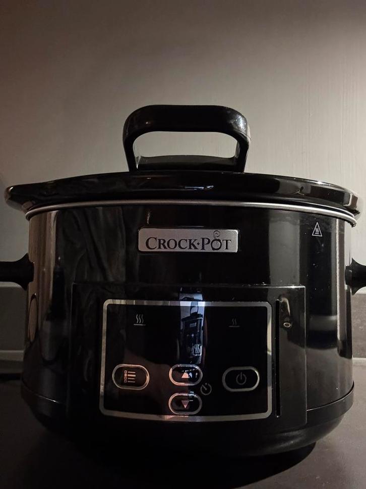Crock-pot slowcooker, Witgoed en Apparatuur, Slowcookers, Zo goed als nieuw, Timer, Ophalen of Verzenden