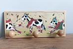 Kapstok hout koeien houten kinderkapstokje nieuw, Ophalen of Verzenden, Nieuw, Kapstokje