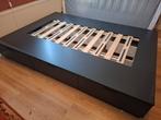 Tweepersoonsbed IKEA NORDLI 140x200, Huis en Inrichting, Ophalen, Zwart, Tweepersoons, 140 cm
