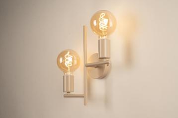 wandlamp beige of zwart bed hoekbank bank tafel hal lamp beschikbaar voor biedingen
