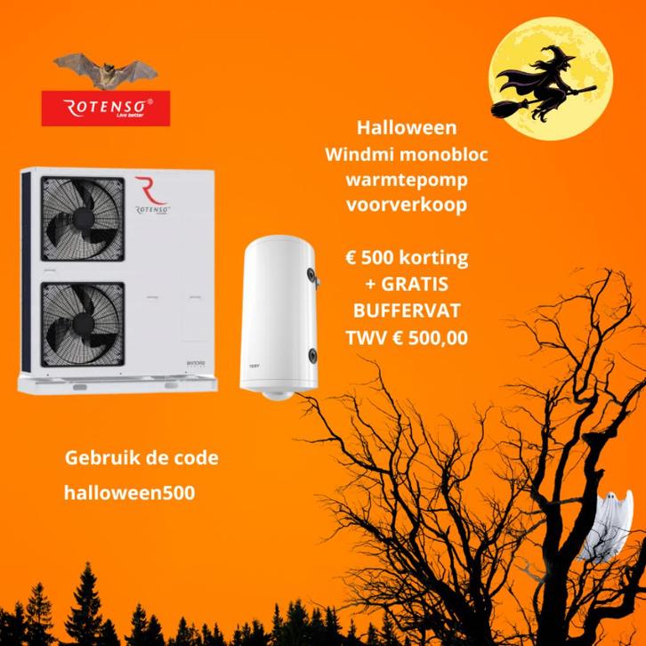 warmtepomp met gratis buffervat + € 500 korting, Doe-het-zelf en Verbouw, Verwarming en Radiatoren, Nieuw, Overige typen, 800 watt of meer