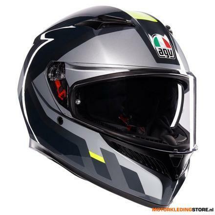 AGV K3 E2206 Shade Integraalhelm, Grijs-Fluor, Motoren, Kleding | Motorhelmen, Nieuw met kaartje, Ophalen of Verzenden