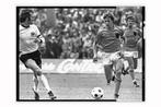 Org z/w foto Johan Cruijff_F Beckenbauer finale WK 7-7-'74, Verzamelen, Nieuw, Ophalen of Verzenden, Ajax, Poster, Plaatje of Sticker