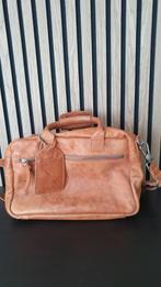 Nieuw leer Cowboysbag, Bruin, Aktetas of Boekentas, Nieuw, Ophalen of Verzenden