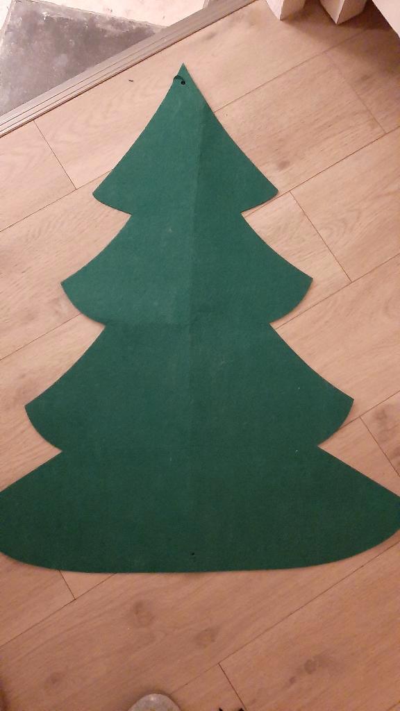 Kerst speelgoed Vilten Kerstboom om te versieren, Diversen, Kerst, Zo goed als nieuw, Ophalen of Verzenden