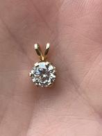 14K Gouden Hanger met 1ct Lab Diamant, Overige voorstellingen, Nieuw, Ophalen of Verzenden, Met edelsteen
