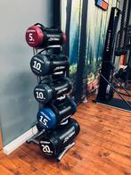 5 bags inclusief staander, life fitness, Sport en Fitness, Fitnessmaterialen, Ophalen, Zo goed als nieuw, Overige typen