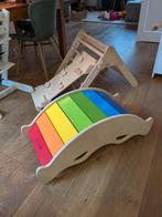 Houten klimboog, klimrek, glijbaan/klimwandje, Kinderen en Baby's, Speelgoed | Houten speelgoed, Ophalen, Zo goed als nieuw, Overige typen