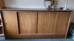 Retro 1 persoons opklapbed met houten ombouw, Ophalen, Huis en Inrichting