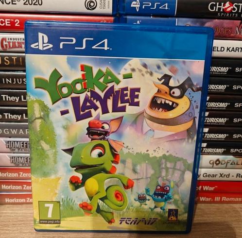 Yooka laylee playstation 4, Spelcomputers en Games, Games | Sony PlayStation 4, Zo goed als nieuw, 3 spelers of meer, Vanaf 3 jaar