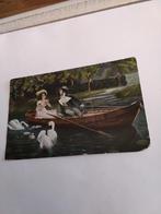 STEL IN BOOT.  BIJ ZWANEN. 1908, Ophalen of Verzenden, Voor 1920