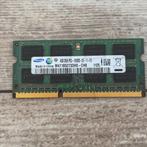 Samsung 4GB DDR3 RAM – PC3-10600S SO-DIMM – Laptopgeheugen, Gebruikt, DDR3, Ophalen of Verzenden, Laptop