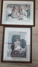 Twee ingelijste prints van Charles Burton Barber, Antiek en Kunst, Ophalen of Verzenden